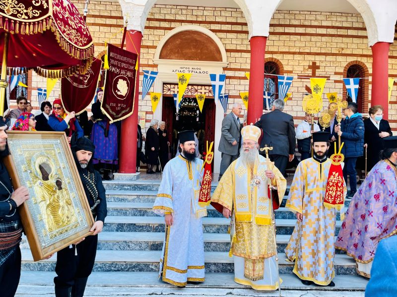 Εορτή της Παναγίας Πορταΐτισσας στην Ιερά  Μητρόπολη Δράμας.